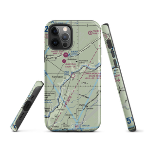 Lower Monumental State Airport (W09) VFR Sectional  Tough iPhone Case