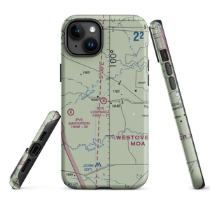 Lowrance Ranch Airport (26TX) VFR Sectional  Tough iPhone Case