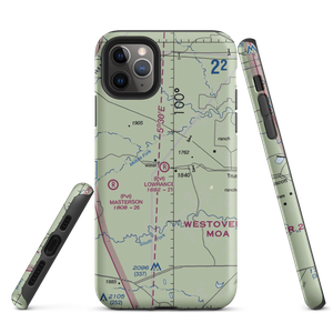 Lowrance Ranch Airport (26TX) VFR Sectional  Tough iPhone Case