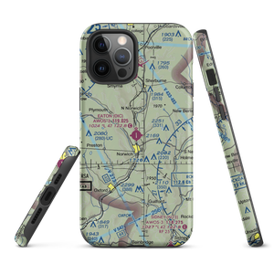 Lt Warren Eaton Airport (OIC) VFR Sectional  Tough iPhone Case