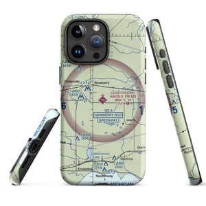 Luce County Airport (ERY) VFR Sectional  Tough iPhone Case