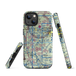 Lucky Lairds Landing Airport (81GA) VFR Sectional  Tough iPhone Case