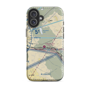 Ludlow Airport (5CA4) VFR Sectional  Tough iPhone Case