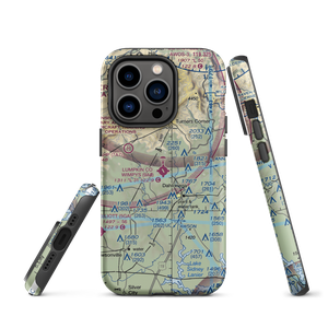 Lumpkin County Wimpys Airport (9A0) VFR Sectional  Tough iPhone Case