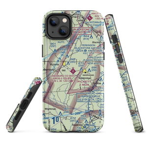 Lunenburg County Airport (W31) VFR Sectional  Tough iPhone Case
