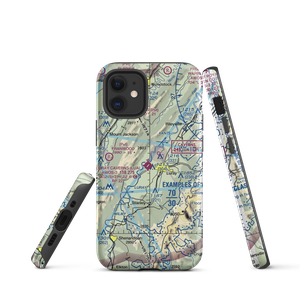 Luray Caverns Airport (LUA) VFR Sectional  Tough iPhone Case