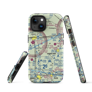 Luscombe Lane 1 Airport (80LA) VFR Sectional  Tough iPhone Case