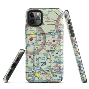 Luscombe Lane 1 Airport (80LA) VFR Sectional  Tough iPhone Case