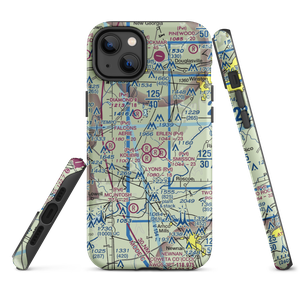 Lyons Landing Airport (5GA2) VFR Sectional  Tough iPhone Case