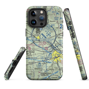 M & M Airfield (NY53) VFR Sectional  Tough iPhone Case
