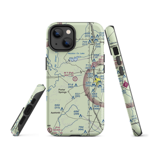 M Y Ranch Airport (80TS) VFR Sectional  Tough iPhone Case