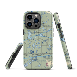 M. Bodvig Airstrip (NA71) VFR Sectional  Tough iPhone Case