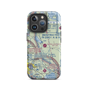MacDill Air Force Base Auxiliary Field (AGR) VFR Sectional  Tough iPhone Case