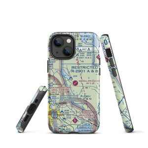 MacDill Air Force Base Auxiliary Field (AGR) VFR Sectional  Tough iPhone Case