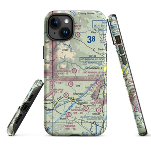 Mach-O Acres Airport (98OR) VFR Sectional  Tough iPhone Case