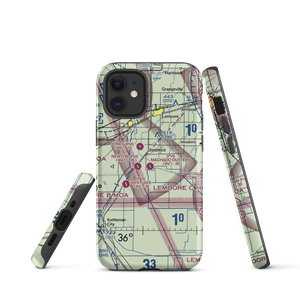 Machado Dusters Airport (CA05) VFR Sectional  Tough iPhone Case