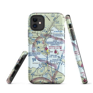 Mackinac County Airport (83D) VFR Sectional  Tough iPhone Case
