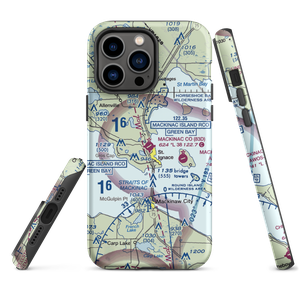 Mackinac County Airport (83D) VFR Sectional  Tough iPhone Case