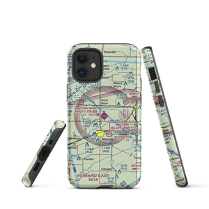 Macomb Municipal Airport (MQB) VFR Sectional  Tough iPhone Case