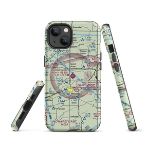 Macomb Municipal Airport (MQB) VFR Sectional  Tough iPhone Case