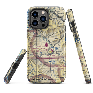 Macon County Airport (1A5) VFR Sectional  Tough iPhone Case