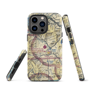 Macon County Airport (1A5) VFR Sectional  Tough iPhone Case