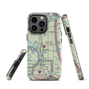 Macon Municipal Airport (20M) VFR Sectional  Tough iPhone Case