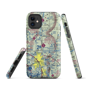 Madison County Executive Airport-Tom Sharp Jr Field (MDQ) VFR Sectional  Tough iPhone Case