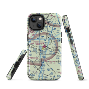 Madison Municipal Airport (52A) VFR Sectional  Tough iPhone Case