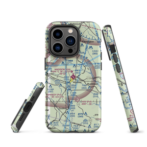 Madison Municipal Airport (52A) VFR Sectional  Tough iPhone Case