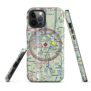 Madison Municipal Airport (IMS) VFR Sectional  Tough iPhone Case