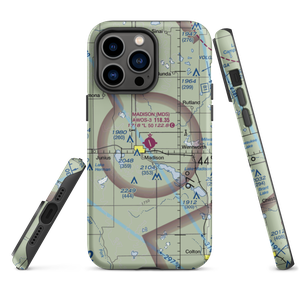 Madison Municipal Airport (MDS) VFR Sectional  Tough iPhone Case