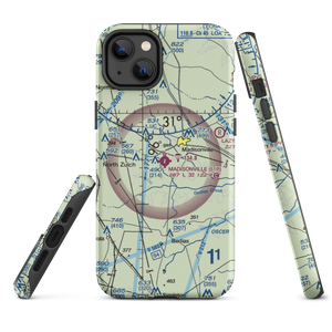 Madisonville Municipal Airport (51R) VFR Sectional  Tough iPhone Case