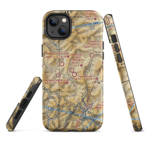 Mahoney Creek US Forest Service Airport (0U3) VFR Sectional  Tough iPhone Case