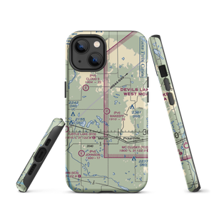 Makeeff Airport (2ND2) VFR Sectional  Tough iPhone Case