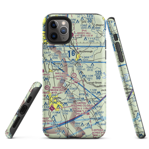 Mallards Landing Airport (GA04) VFR Sectional  Tough iPhone Case