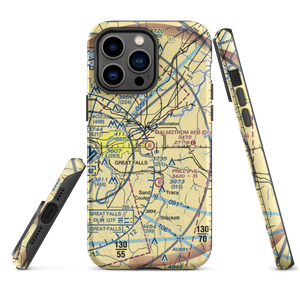 Malmstrom Air Force Base (GFA) VFR Sectional  Tough iPhone Case