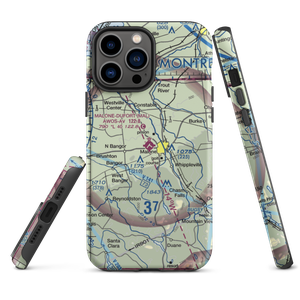 Malone Dufort Airport (MAL) VFR Sectional  Tough iPhone Case