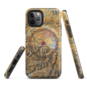 Mammoth Yosemite Airport (MMH) VFR Sectional  Tough iPhone Case
