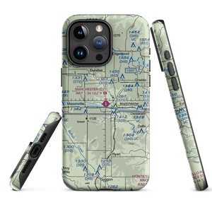 Manchester Municipal Airport (C27) VFR Sectional  Tough iPhone Case