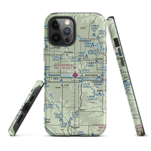 Manchester Municipal Airport (C27) VFR Sectional  Tough iPhone Case