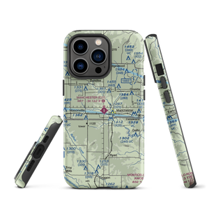 Manchester Municipal Airport (C27) VFR Sectional  Tough iPhone Case