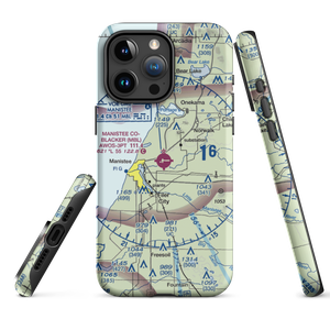 Manistee Co Blacker Airport (MBL) VFR Sectional  Tough iPhone Case
