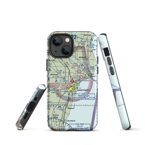 Manitowoc County Airport (MTW) VFR Sectional  Tough iPhone Case