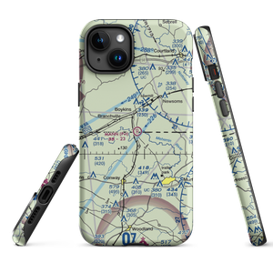 Mann Airport (VG28) VFR Sectional  Tough iPhone Case