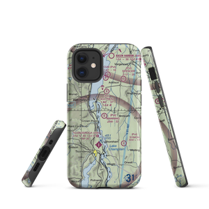 Manning Personal Airstrip (VT10) VFR Sectional  Tough iPhone Case
