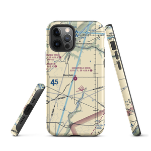 Mansfield Airport (8W3) VFR Sectional  Tough iPhone Case