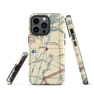 Mansfield Airport (8W3) VFR Sectional  Tough iPhone Case