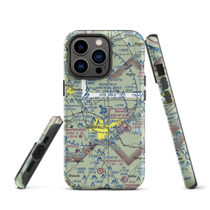 Mansfield Lahm Regional Airport (MFD) VFR Sectional  Tough iPhone Case