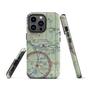 Mansfield Municipal Airport (03B) VFR Sectional  Tough iPhone Case